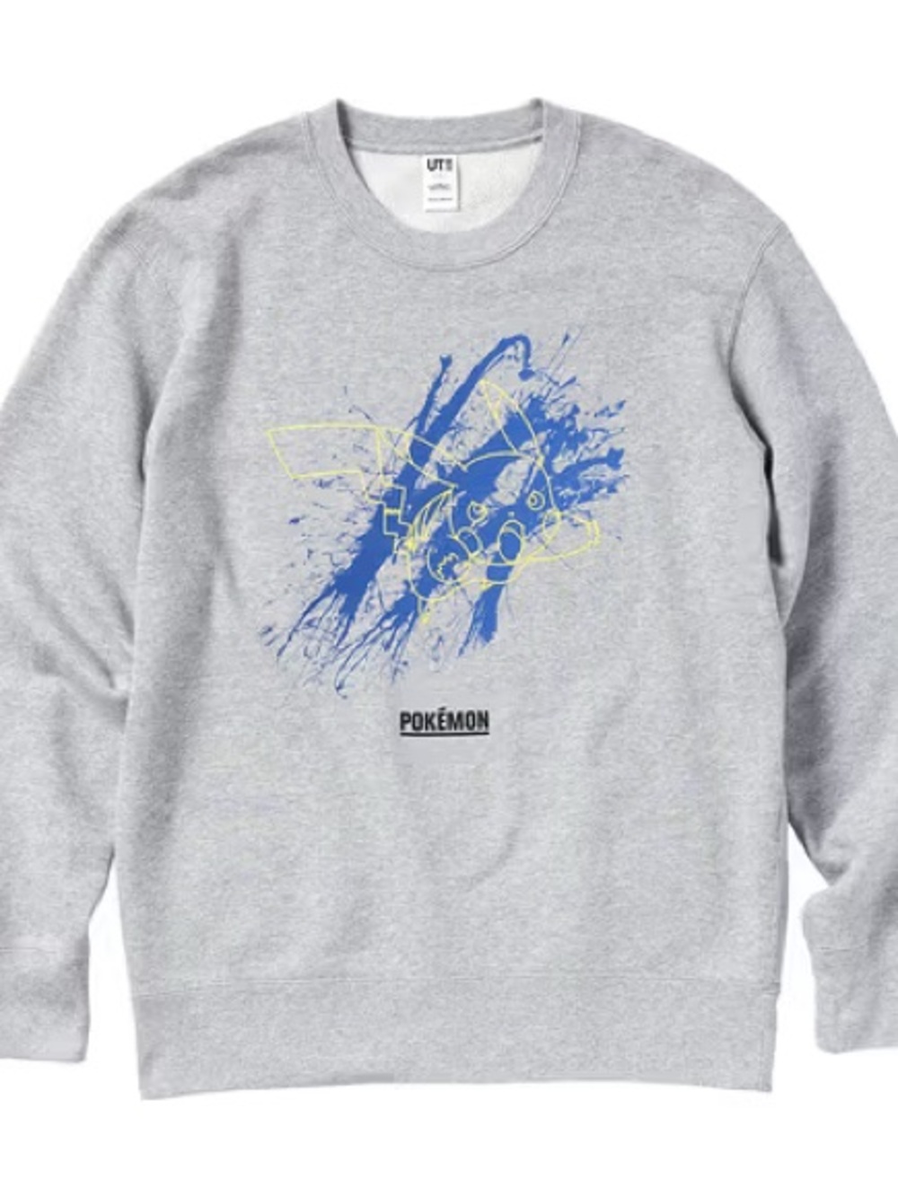 UNIQLO Pokémon Meguru Yamaguchi Sweatshirt S Grey 2021